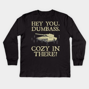 Cozy In There? Kids Long Sleeve T-Shirt